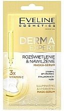 Fragrances, Perfumes, Cosmetics Face Mask - Eveline Cosmetics Derma Expert Illuminating And Hydrating Mask-Serum