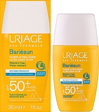 Face Sunscreen Fluid SPF50+ - Uriage Bariesun Ultra-Light Fluid SPF50+  — photo N2