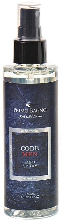 Body Spray - Primo Bagno Code Men Deo Spray — photo N1