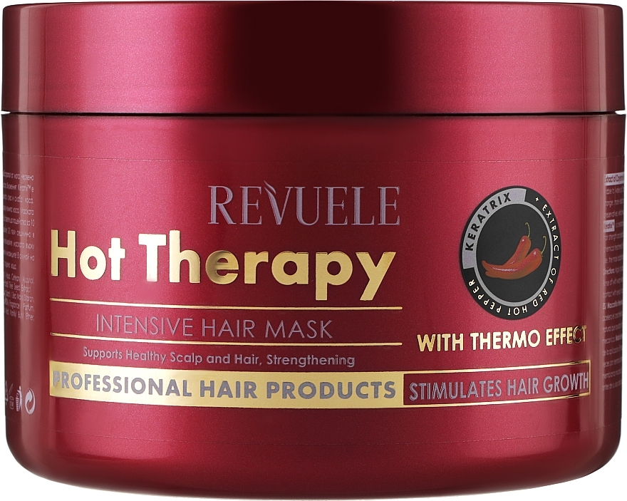 Hair Mask with Thermo Effect - Revuele Intensive Hot Therapy Hair Mask With Thermo Effect — photo N2