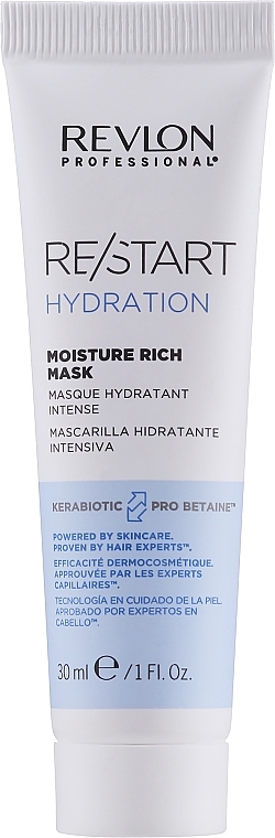 Moisturizing Hair Mask - Revlon Professional Restart Hydration Moisture Rich Mask — photo N1