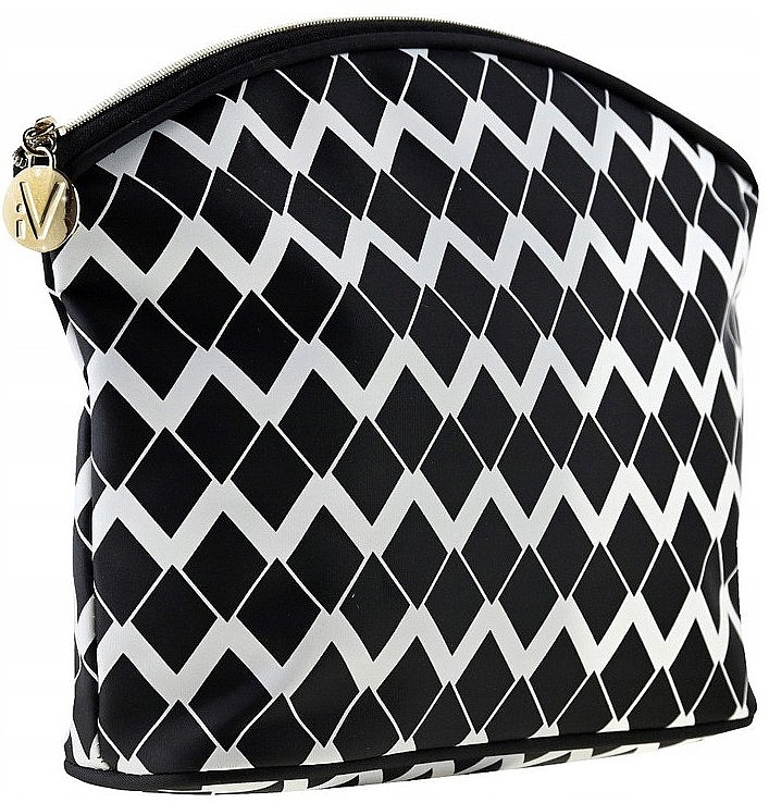 Medium Cosmetic Bag, black and white - Inter-Vion — photo N1