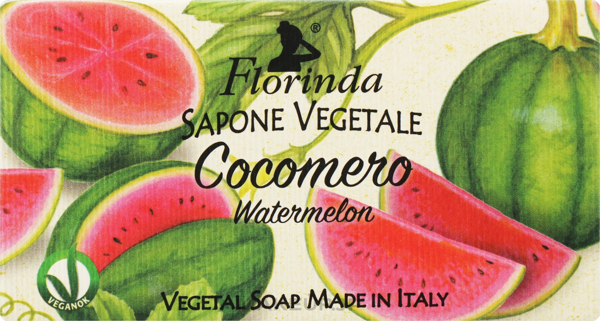 Natural Soap "Watermelon" - Florinda Watermelon Natural Soap — photo 100 g