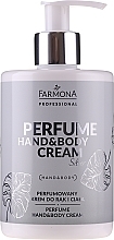 Fragrances, Perfumes, Cosmetics Perfumed Hand & Body Cream - Farmona Professional Perfume Hand&Body Cream Silver (sample)