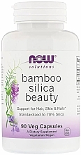 Bamboo Dietary Supplement for Hair, Skin & Nails - Now Foods Bamboo Silica Beauty — photo N1