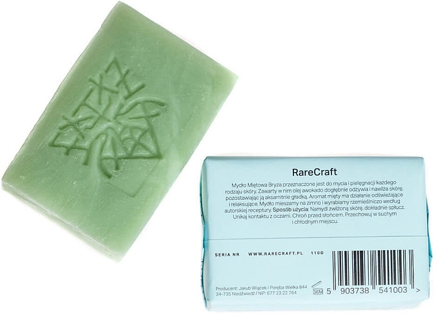 Mint Breeze Soap - RareCraft Soap — photo N2