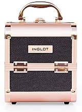 Fragrances, Perfumes, Cosmetics Makeup Case - Inglot Makeup Case Black & Rose Gold MB152M