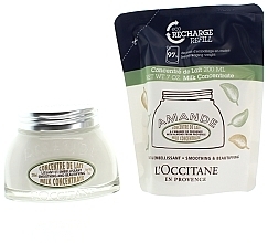 Fragrances, Perfumes, Cosmetics Body Care Kit - L'Occitane Almond Milk Concentrate (b/milk/200ml + refill/200ml)