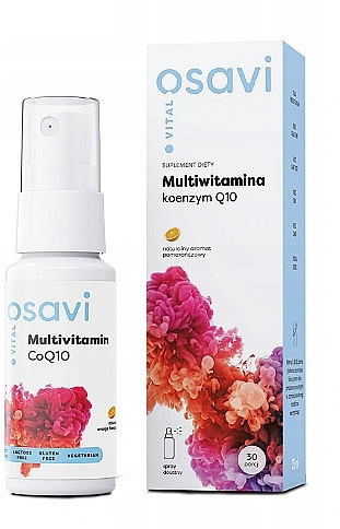 Dietary Supplement Spray 'Multivitamin. Coenzyme Q10' - Osavi Multivitamin Coenzyme Q10 Orange — photo N4