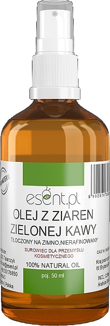 Unrefined Green Coffee Beans Oil - Esent  — photo N1