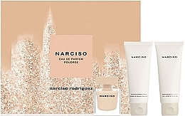 Fragrances, Perfumes, Cosmetics Narciso Rodriguez Narciso Poudree - Set (edp/50ml + b/lot/75ml + sh/gel/75ml)