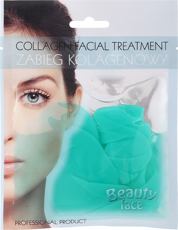 Green Tea & Vitamin Collagen Mask - Beauty Face Collagen Hydrogel Mask — photo N1