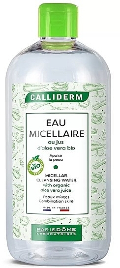 Micellar Water for Combination Skin - Calliderm Micellar Cleansing Water with Organic Aloe Vera Juice — photo N1