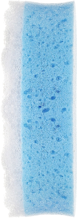 Oval Bath Sponge 30420, dark blue - Top Choice — photo N2