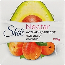 Toilet Cream Soap "Avocado & Apricot" - Shik Nectar Cream Soap Avocado/Apricot — photo N1