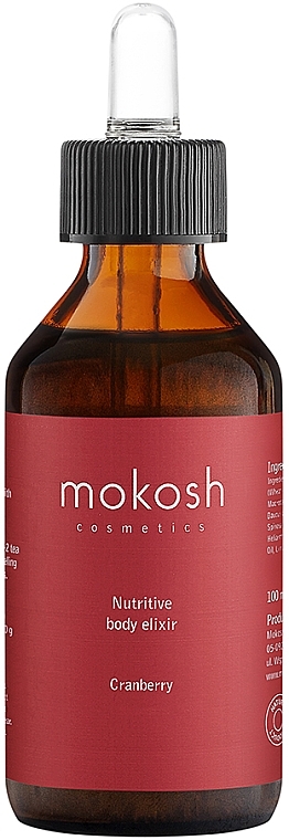 Body Elixir "Cranberry" - Mokosh Cosmetics Nutritive Body Elixir Cranberry — photo N5