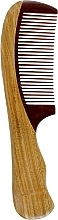 Hair Brush CS373, sandalwood combi with handle - Cosmo Shop — photo N1