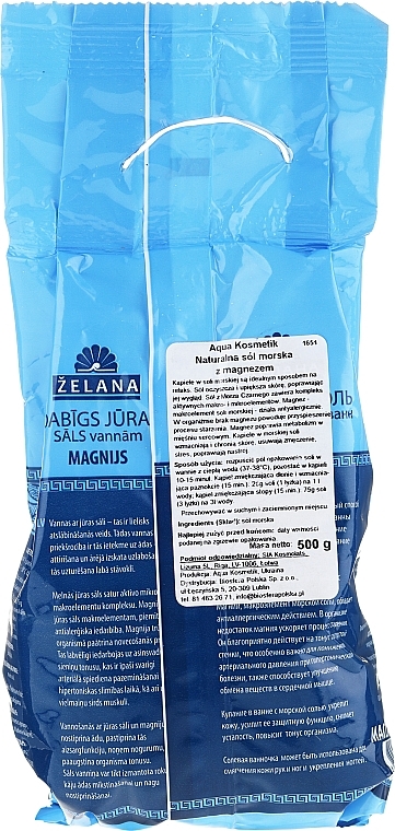 Magnesium Bath Salt - Zhelana — photo N3