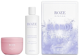 Set - Roze Avenue Blonde Rescue Duo Set (shm/250ml + mask/200ml + bag/1pcs) — photo N1
