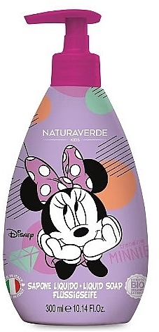 Kids Liquid Soap 'Minnie Mouse' - Naturaverde Kids Disney Minnie Mouse Liquid Soap — photo N1