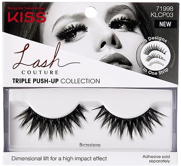 False Lashes - Kiss Lash Couture Triple Push Up False Collection Brassiere — photo N1
