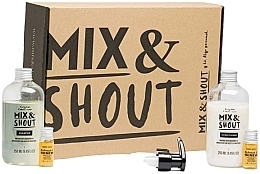 Fragrances, Perfumes, Cosmetics Set for Curly Hair - Mix & Shout Repair (sham/250ml + condit/250ml + ampoul/2x5ml)