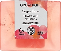 Natural Nourishing Soap - Organique Soap Care Natural Sugar Rose — photo N1
