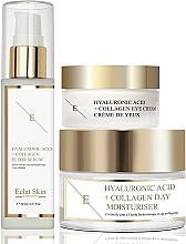 Fragrances, Perfumes, Cosmetics Set - Eclat Skin London Hyaluronic Acid & Collagen Set (eye/cr/20ml + cr/50ml + f/ser/60ml)