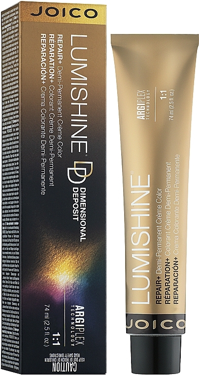 Ammonia-free Hair Cream-Color - Joico LumiShine Demi Dimensional Deposit Creme — photo N3