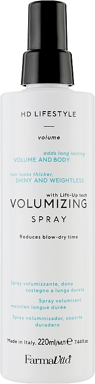 Medium Hold Volume Spray - Farmavita Volumizing Spray — photo N1