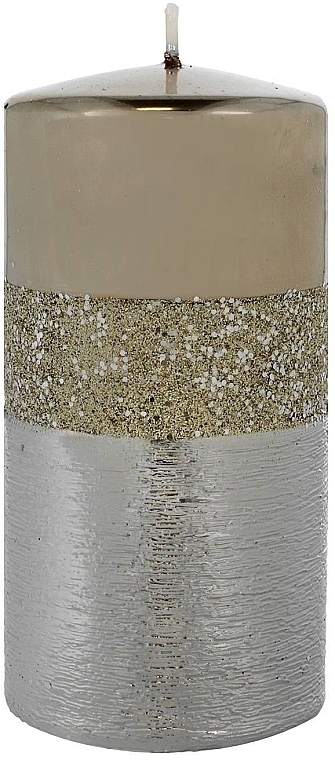 Decorative Candle, 7x14 cm, champagne - Artman Queen — photo N1