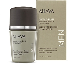 Roll-On Mineral Deodorant - Ahava Time To Energize Men's Roll-On Mineral Deodorant — photo N2