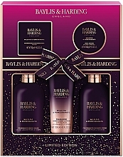 Set, 5 products - Baylis & Harding Wild Fig & Pomegranate Perfect Pamper Gift Pack — photo N1