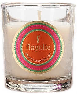 Scented Candle "Exotic Fruit" - Flagolie Fragranced Candle Exotic Fruit — photo N1