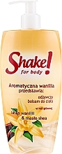 Fragrances, Perfumes, Cosmetics Body Lotion "Vanilla" - Shake for Body Regenerating Body Lotion Vanilla