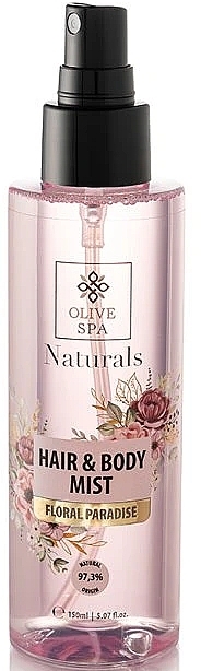 Floral Paradise Body & Hair Spray - Olive Spa Naturals Hair & Body Mist — photo N1