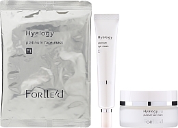 Fragrances, Perfumes, Cosmetics Set - ForLLe'd Platinum (cr/50g + eye/cr/9g + mask/2pcs)