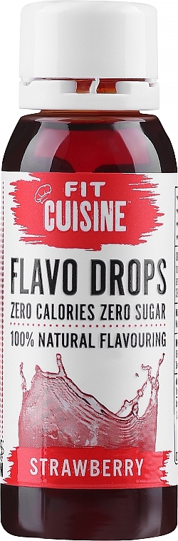 Natural Food Flavouring "Strawberry" - Applied Nutrition Flavo Drops Strawberry — photo N1