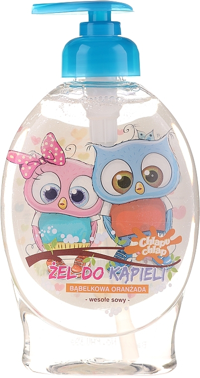 Shower Gel "Happy Owls. Bubble Orange" - Chlapu Chlap Shower Gel — photo N3