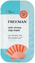 Fragrances, Perfumes, Cosmetics Anti-Stress Dead Sea Minerals & Lavender Clay Mask - Freeman Anti-Stress Dead Sea Minerals & Lavender Clay Mask (sachet)