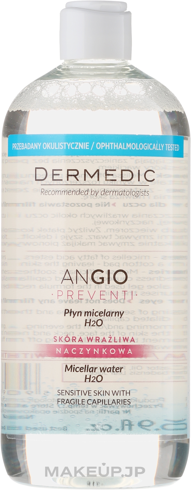 Micellar Water for Sensitive Skin - Dermedic Angio Preventi Micellar Water — photo 500 ml