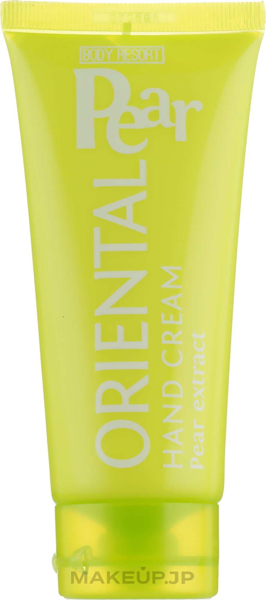 Oriental Pear Hand Cream - Body Resort Oriental Pear Hand Cream Pear Extract — photo 100 ml