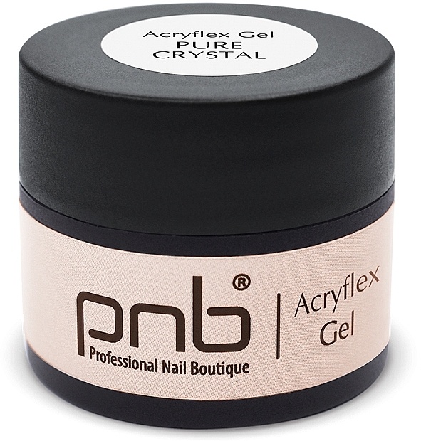 Nail Gel - PNB Acryflex Gel Pure Crystal — photo N1