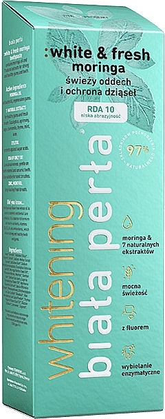 Moringa Toothpaste - Biala Perla White & Fresh Moringa Toothpaste — photo N1