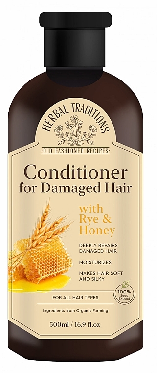 Rye & Honey Conditioner for Damaged Hair - Herbal Traditions Conditioner For Damaged Hair — photo N8