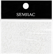 Fragrances, Perfumes, Cosmetics Nail Design Foil - Semilac Transfer Foil White Lace 