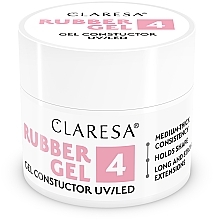 Nail Extension Gel, 12 g - Claresa Rubber Gel — photo N6