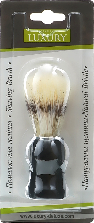 Shaving Brush with Badger Fiber, PB-08 - Beauty LUXURY — photo N2