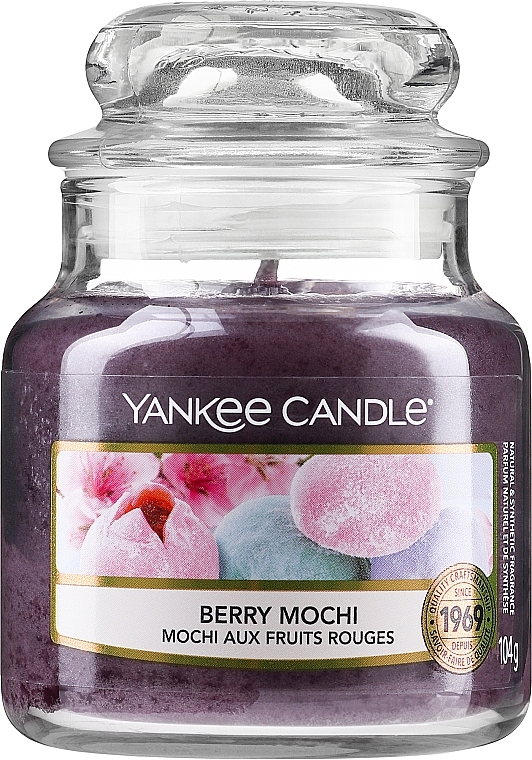 Scented Candle in Jar - Yankee Candle Berry Mochi Candle — photo N2