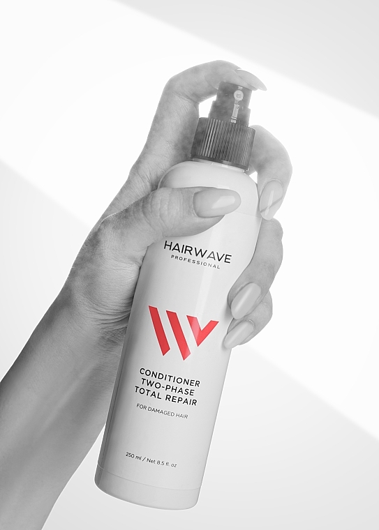 Biphase Conditioner for Damaged Hair "Total Repair" - HAIRWAVE Two-Phase Conditioner For Damaged Hair — photo N5